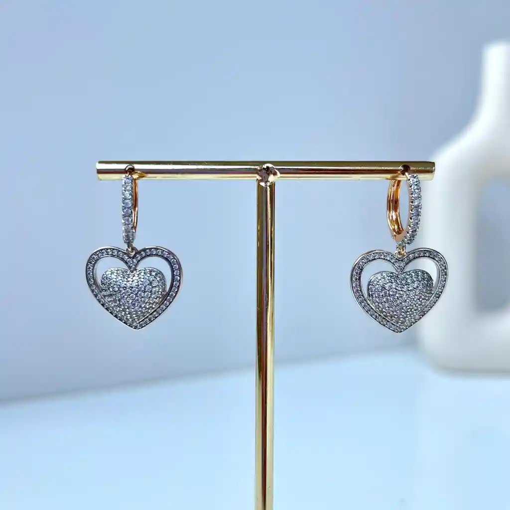 Aretes Aurora Del Corazón