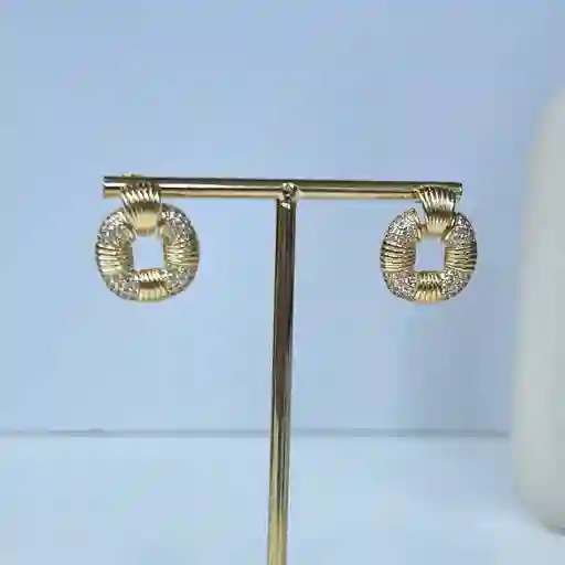 Aretes Eco Dorado