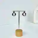 Aretes Abrazo Plateado