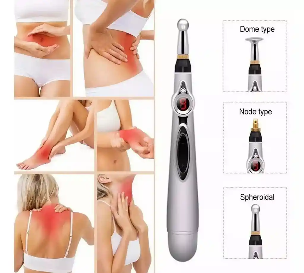 Pluma De Acupuntura Masajeadora Electroestimulación Portatil