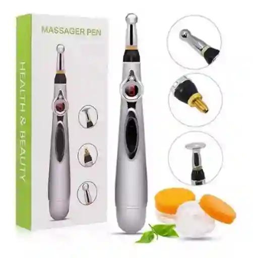 Pluma De Acupuntura Masajeadora Electroestimulación Portatil