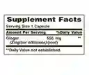 Natire's Bounty Ginger Root 550 Mg 100 Capsules