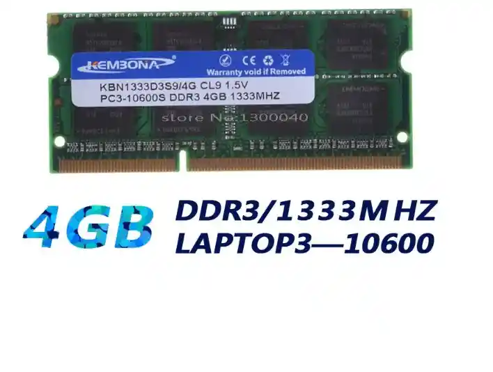 Memoria Ram Nueva ! Pc Portátil 4gb 1333 Mhz 1.5 Voltios Ddr3 Nueva Compatible Amd- Intel