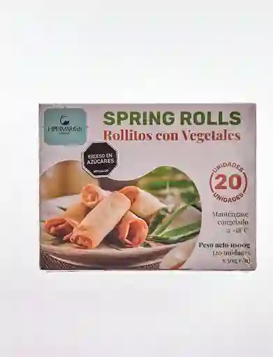 Spring Roll De Vegetales X 20 Und