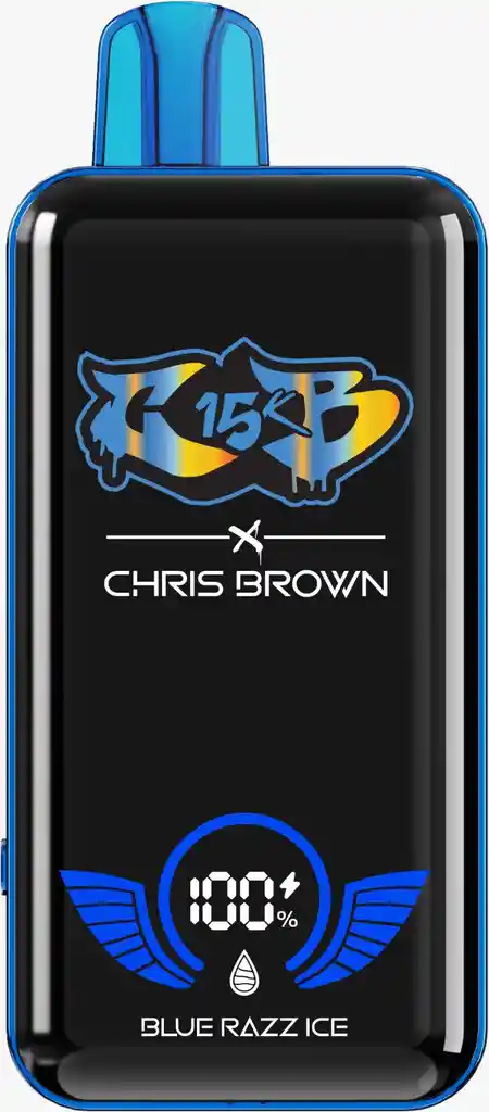 Vape Chris Brown 15.000 Puffs - Blue Razz