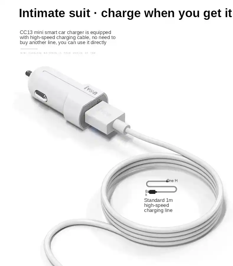 Cargador De Celular Iphone Para Carro Carga Rápida 3.0amp