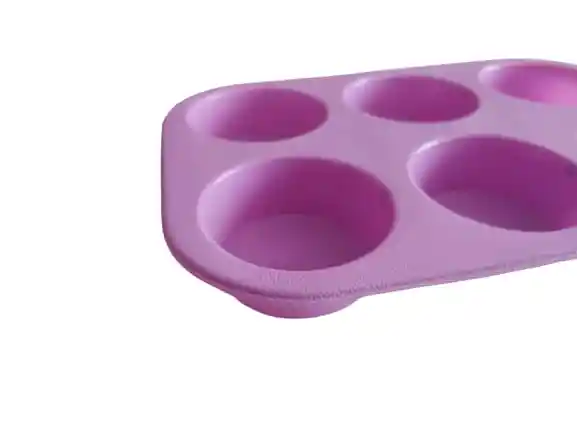 Molde Cupcakes Muffins Silicona Horno X 6