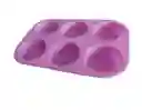 Molde Cupcakes Muffins Silicona Horno X 6