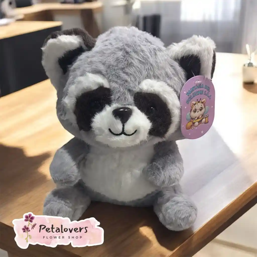 Peluche Mapache Travieso Dia De La Madre