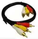 Cable 3x3 Para Audio Y Video 3mts