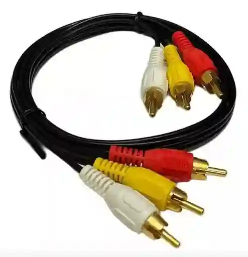Cable 3x3 Para Audio Y Video 3mts