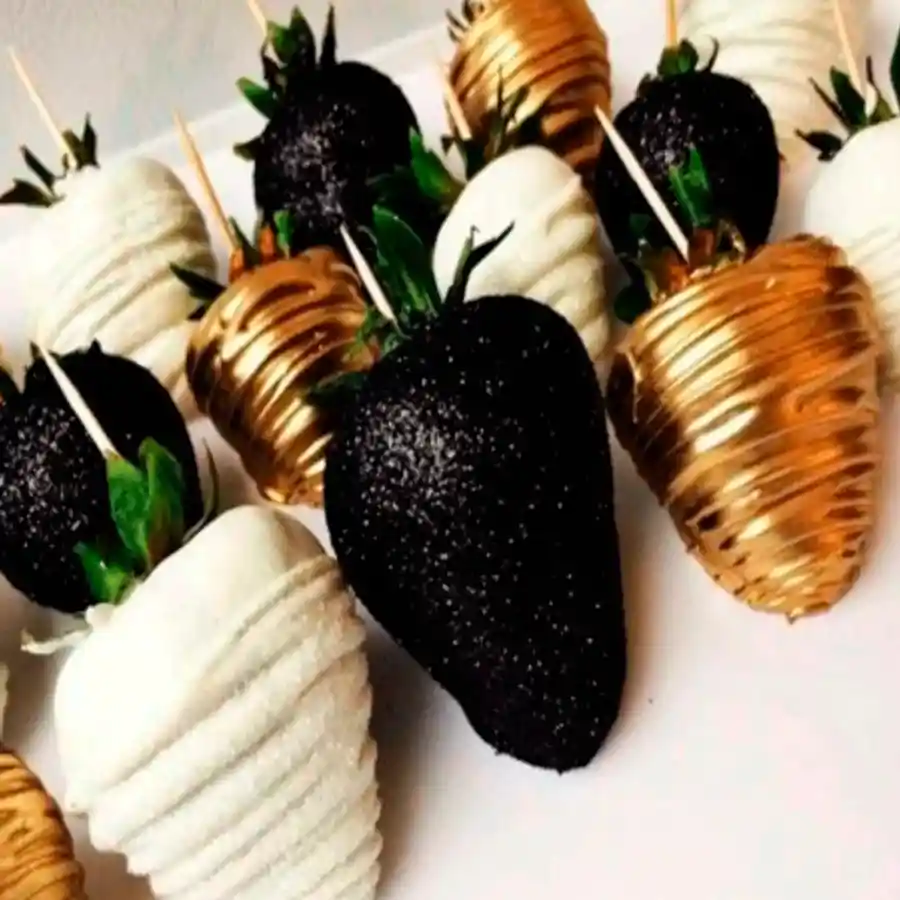 Escarcha O Brillantina Comestible Negra X 25 Gr Para Decorar Alimentos Y Cocteles