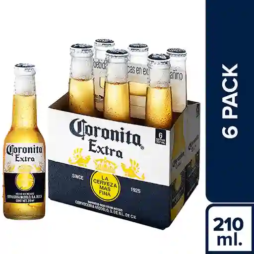 Cerveza Coronita 210cm3 X6 Uds