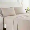 Juego De Sábanas Doble Color Lino Bedlife 1.800 Hilos