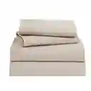 Juego De Sábanas Doble Color Lino Bedlife 1.800 Hilos