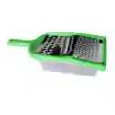 Rallador Manual Con Depósito De Plástico Para Verduras Y Quesos