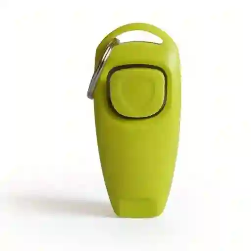 Clicker + Silbato 2 En 1 Para Entrenamiento De Perro/mascotas Verde Limón