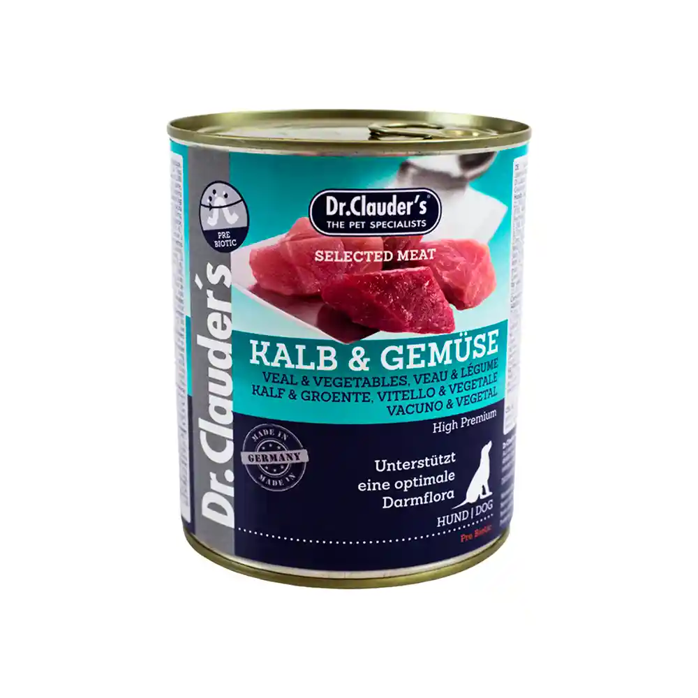 Dr Clauders Mn Dog Ternera Verduras 800gr