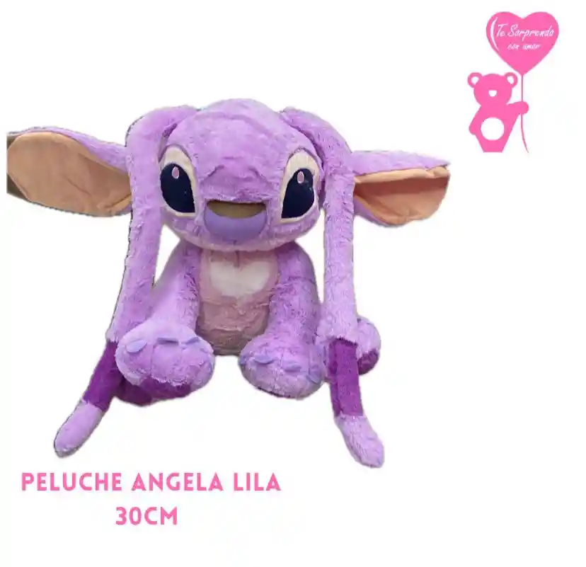 Peluche Angela Lila 30cm