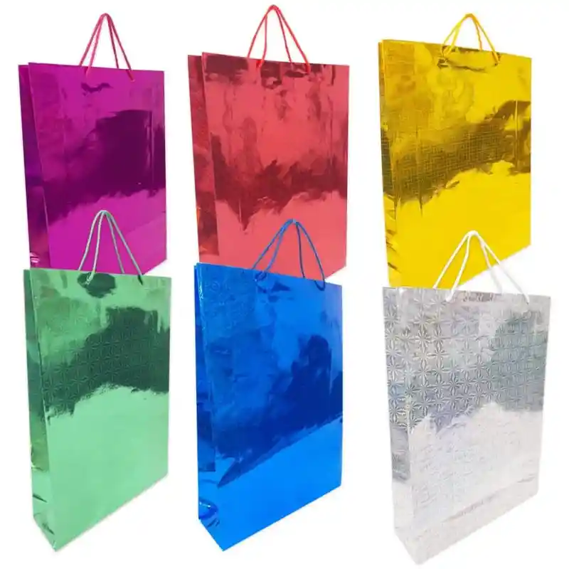 Bolsa De Regalo Holograma - 40 X 26 X 8.3