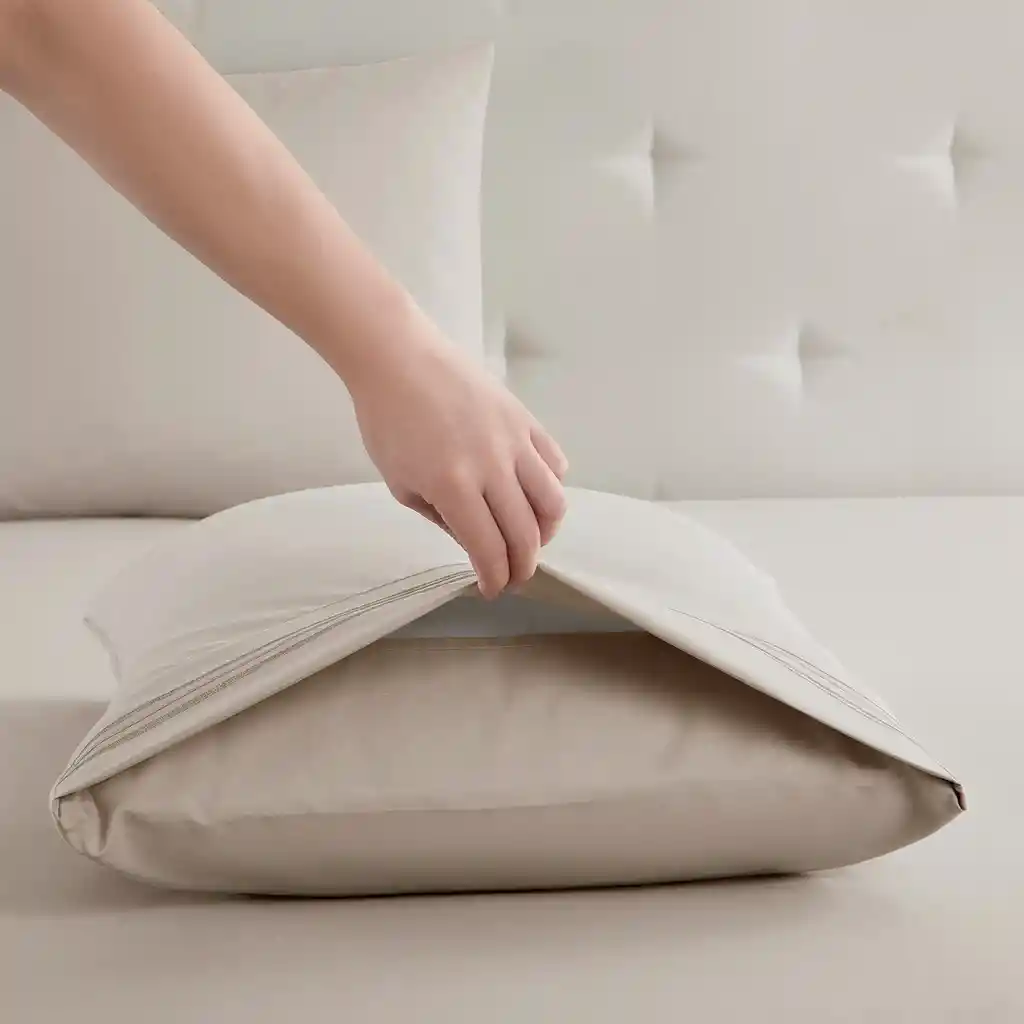 Juego De Sábanas King Color Lino Bedlife 1.800 Hilos