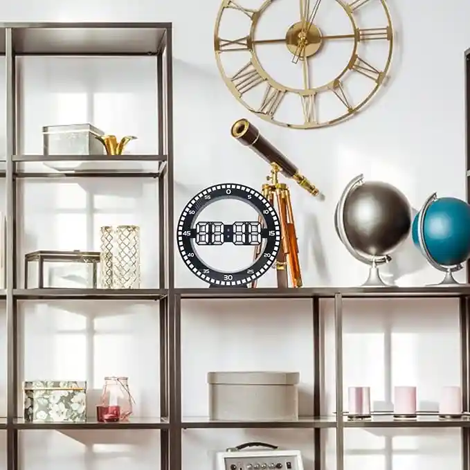 Reloj Led Luminoso Digital 3d Silencioso