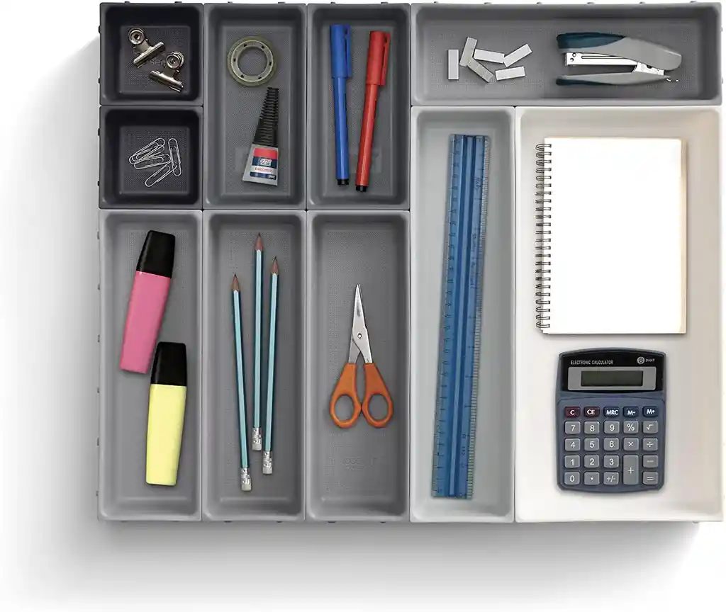 Organizador Cubiertos Utensilios Cocina 10 Espacios Multiuso