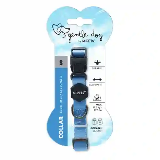 Collar Gentle S Azul