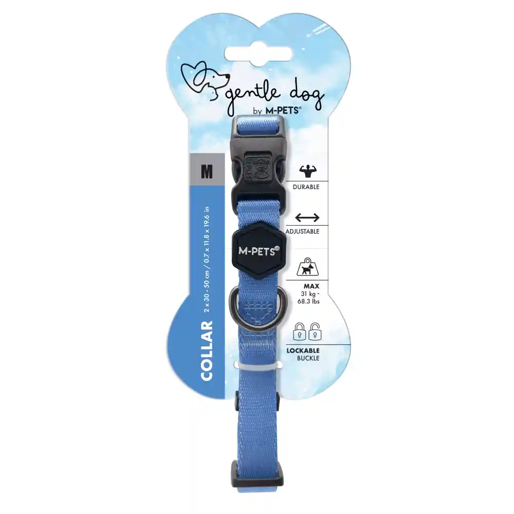 Collar Gentle M Azul