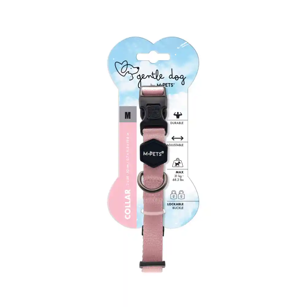 Collar Gentle M Rosa