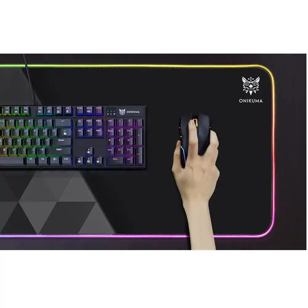 Mousepad Gaming Rgb Speed 800x300x4mm Onikuma Mp006