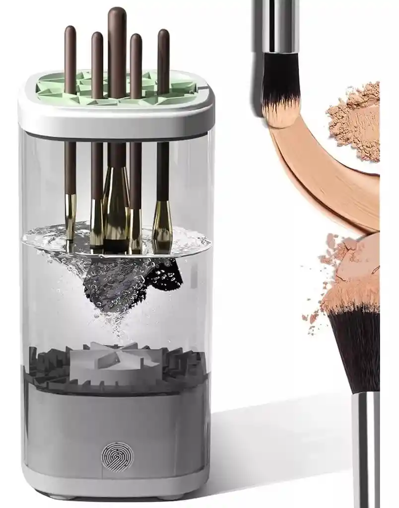 Limpiador Eléctrico Automático De Brochas De Maquillaje