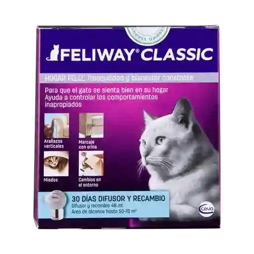 Feliway Classic Difusor + Recarga 48 Ml