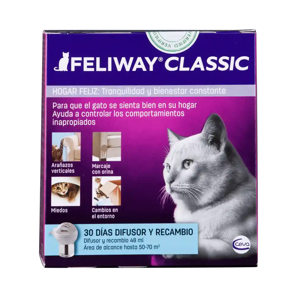 Feliway Classic Difusor + Recarga 48 Ml