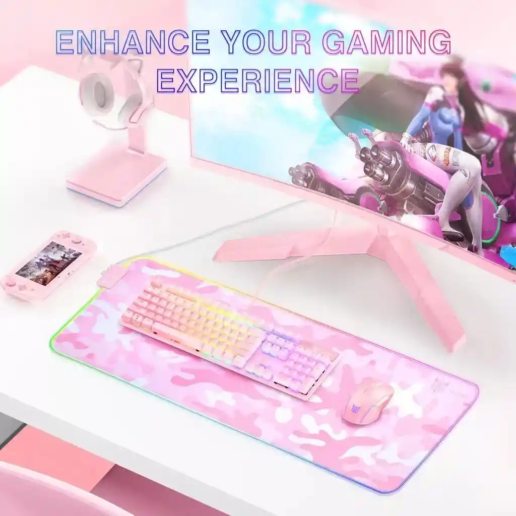 Mousepad Gaming Rgb Speed 800x300x4mm Onikuma G5