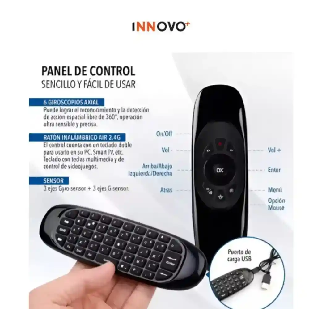 Soporte Base Para Tv Smart Tv De 40 A 70 Pulgadas North Con Magic Mouse Control Universal