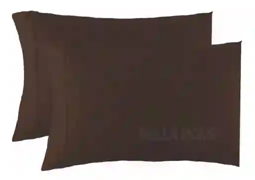 Fundas Para Almohada 50x90 Cm King X 2 Unidades Marrón Somos Fabricantes