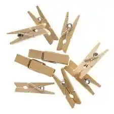 Gancho O Pinza De Madera