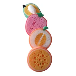 4x Esponja De Fruta