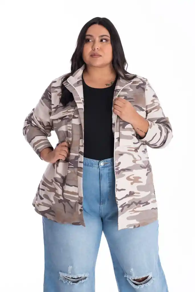 Chaqueta Military Beige T14