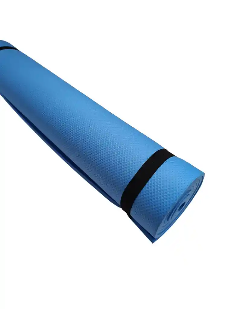 Tapete Training Ozs Yoga Fitness 61x183cm-6mm Gv88/ Azul Celeste