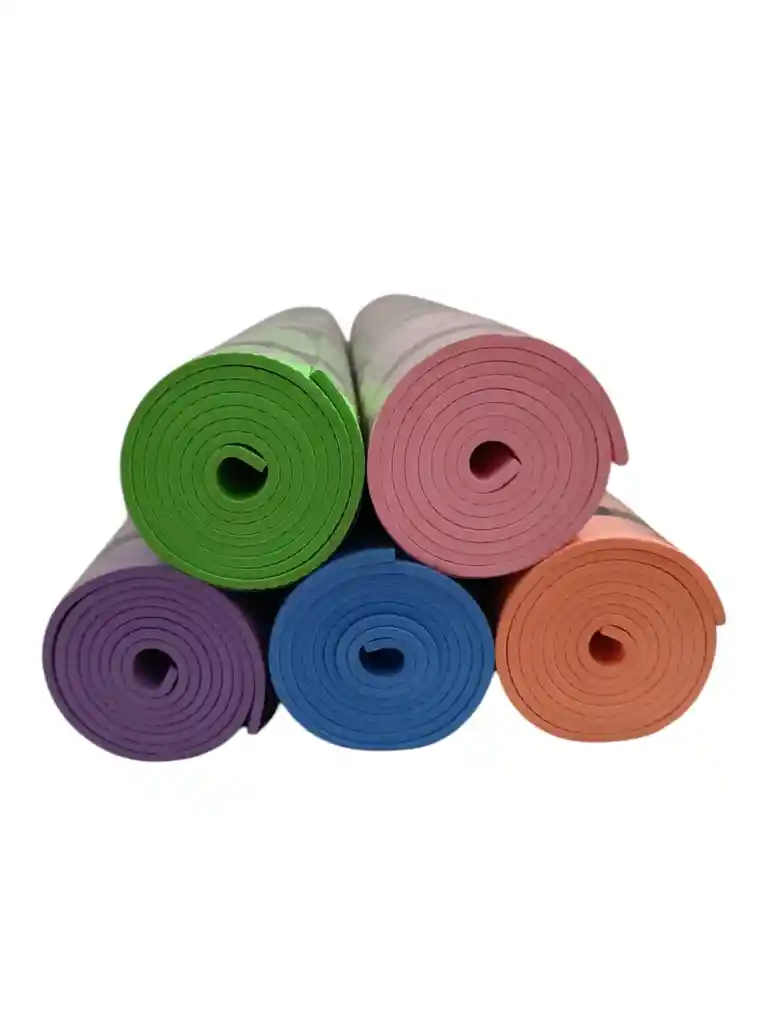 Tapete Training Ozs Yoga Fitness 61x183cm-6mm Gv88/ Azul Celeste
