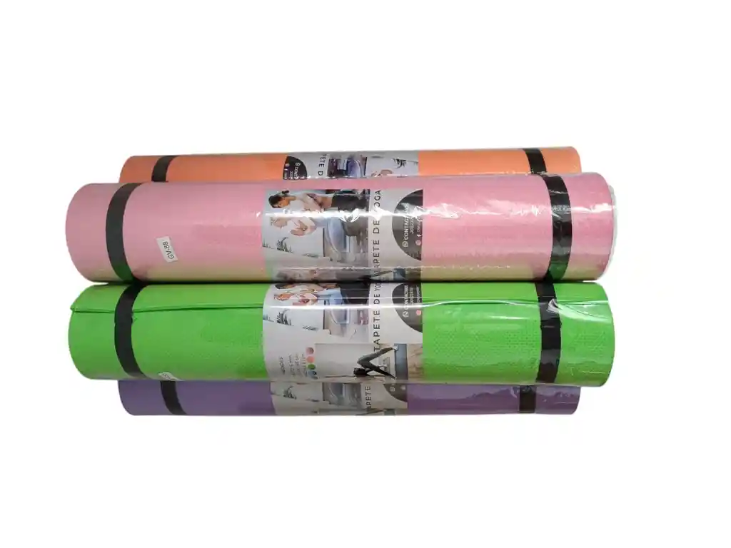 Tapete Training Ozs Yoga Fitness 61x183cm-6mm Gv88/ Azul Celeste