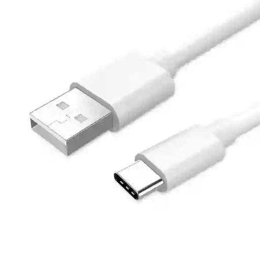 Cable Tipo C Carga Rapida 3.1a Blanco White Energy Marca Del Futuro