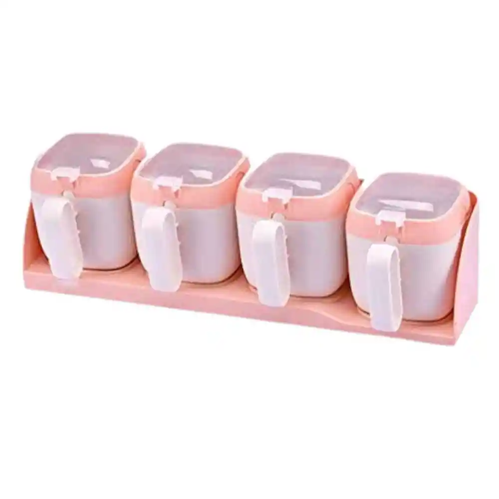 Contenedor De Alimentos Plastico De 4 Compartimientos