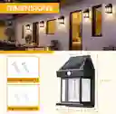 Lámpara Pared Led Panel Solar Y Sensor De Movimiento