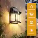 Lámpara Pared Led Panel Solar Y Sensor De Movimiento