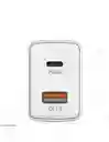 Cargador Genius Pd-20ac Us 20w Blanco