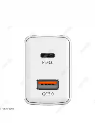 Cargador Genius Pd-20ac Us 20w Blanco