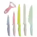 Kit Completo De Cuchillos De Cerámica De Colores